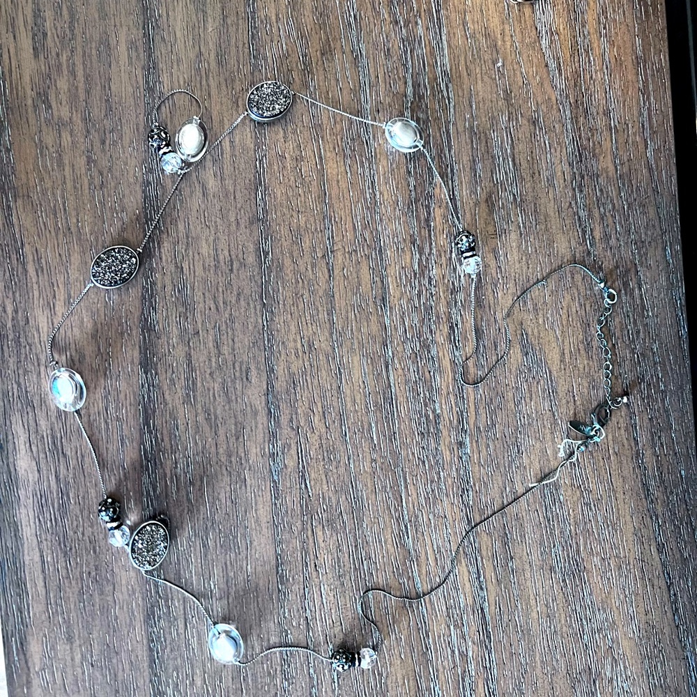 Long Premier Jewelry Black and Stone necklace